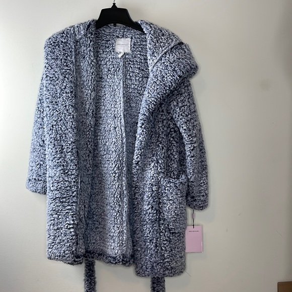 Avec Les Filles Melange Fleece Coatigan NWT Size Small - Picture 3 of 9